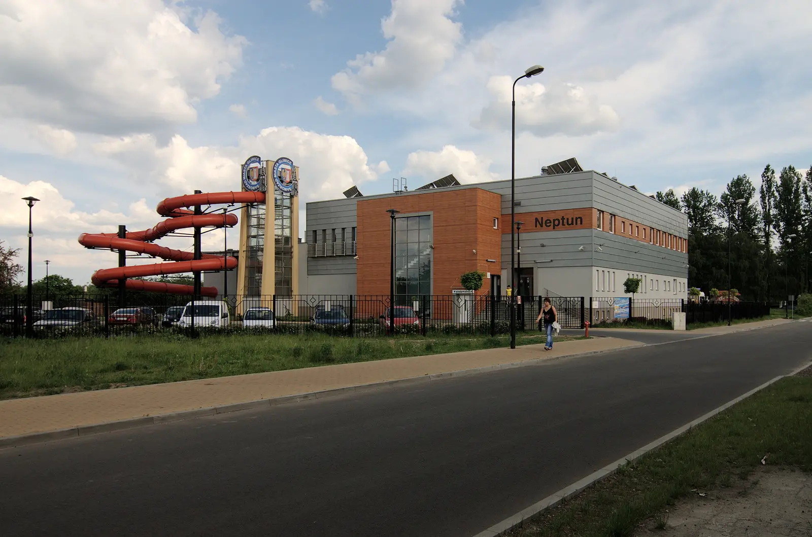 Kryta pływalnia Neptun przy ul. Dzionkarzy w Gliwicach