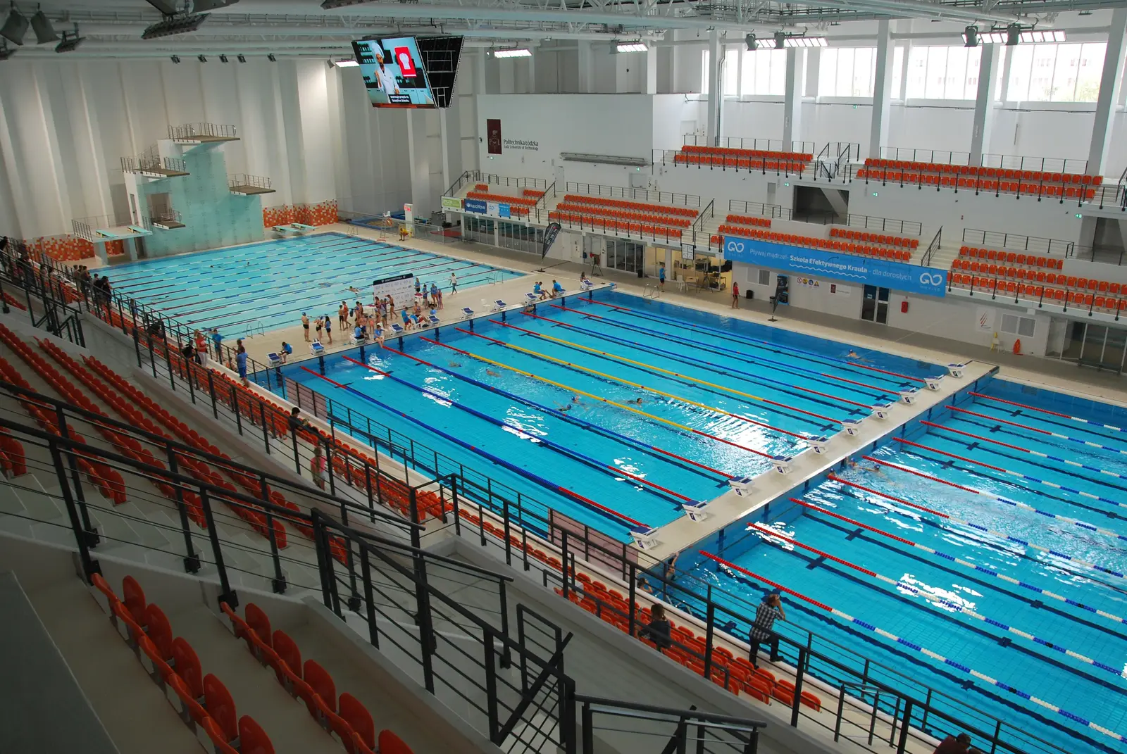Hala pływalni Zatoka Sportu Politechniki Łódzkiej